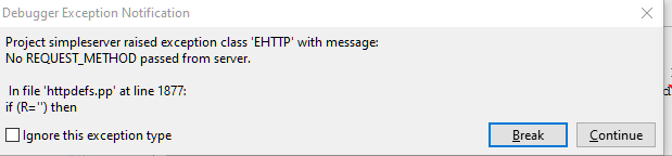 Firefox-Spezialproblem: bevor ich das Zertifikat akzeptieren kann, schmiert serverseitig etwas ab.