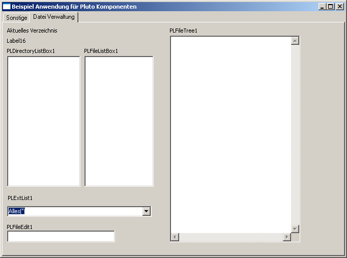 Registerkarte "Datei Verwaltung"