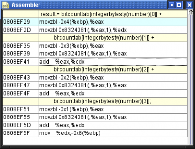 assebler code